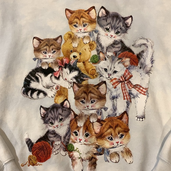 Kitschy Cats Kittens Sweatshirt - Picture 4 of 5